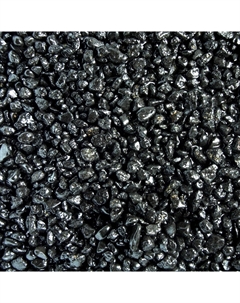 Грунт для аквариума цветной черный 3-5мм, 2кг Аквагрунт