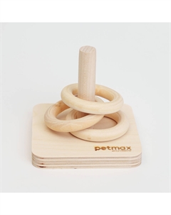 Игрушка для птиц Пирамида с кольцами, XL, 10x9х6 см Petmax