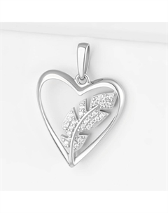 Серебряная подвеска с фианитами Talant