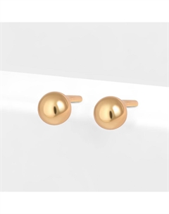 Золотые серьги гвоздики Efremof