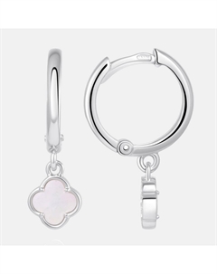 Серебряные серьги подвесные с перламутрами Talant