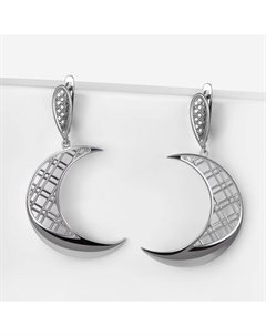 Серебряные серьги подвесные Talant