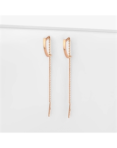 Золотые серьги протяжки Efremof