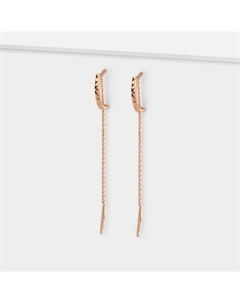 Золотые серьги протяжки Efremof