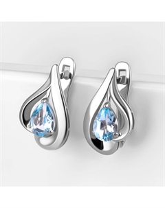 Серебряные серьги с топазами Efremof