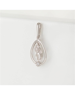 Серебряная подвеска с фианитами Мидас-пермь