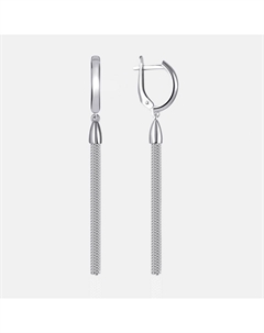 Серебряные серьги подвесные Talant
