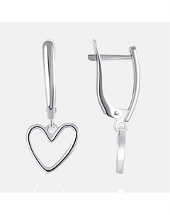 Серебряные серьги подвесные Talant