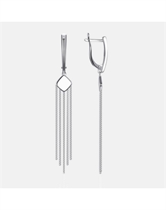Серебряные серьги подвесные Talant