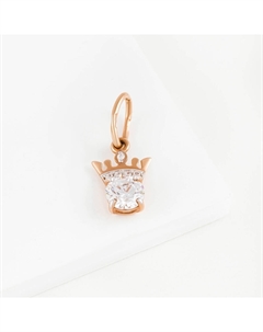 Золотая подвеска с фианитами Efremof