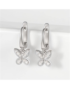 Серебряные серьги детские с фианитами Efremof