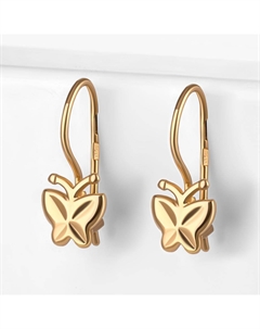 Серьги детские из красного золота Efremof