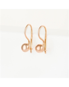 Серьги детские из красного золота Efremof