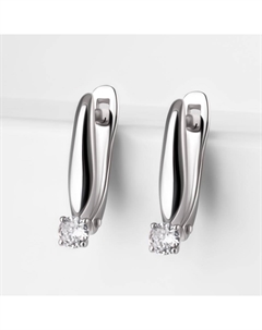 Серебряные серьги с фианитами Efremof