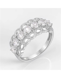 Серебряное кольцо с фианитами Efremof