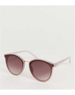 Розовые большие солнцезащитные очки Stradivarius
