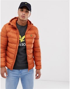 Оранжевая легкая дутая куртка Lyle & scott