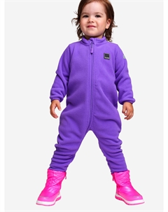 Комбинезон флисовый для девочек, Фиолетовый Playtoday