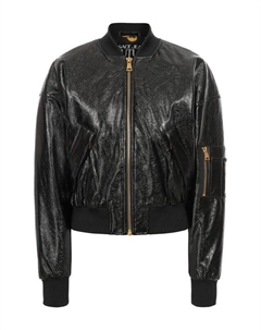 Бомбер из экокожи Versace jeans couture