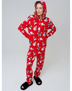 Пижама-комбинезон трикотажная унисекс для взрослых Playtoday adults