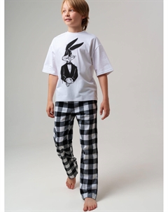 Комплект для мальчиков: брюки текстильные, фуфайка трикотажная (футболка) Playtoday tween