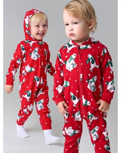 Пижама-комбинезон детская трикотажная для девочек Baby