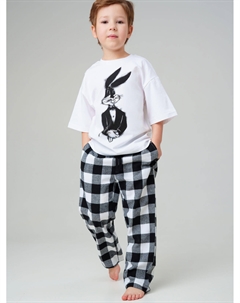 Комплект для мальчиков: брюки текстильные, фуфайка трикотажная (футболка) Playtoday kids