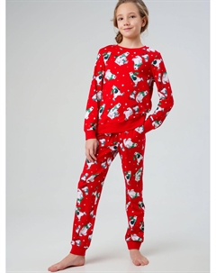 Пижама трикотажная для девочек Playtoday tween