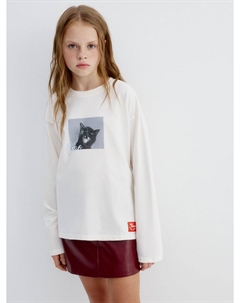 Лонгслив оверсайз для девочек из коллекции x Мосфильм Sela