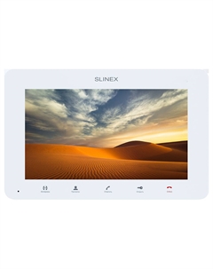 Видеодомофон SM-07MHD (белый) 7” цветной TFT экран 16:9 разрешение экрана 1024×600 Slinex