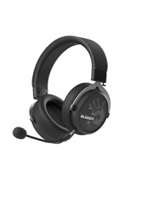 Наушники A4Tech Bloody MR590 Sports черные, 1.5м, мониторные, BT/Radio/3.5mm, оголовье (1971796) A4tech