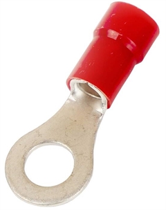 Наконечник с отверстием под винт 2A4P-EE-PA ПА, легкий ввод жилы, 0,25-1,5 кв.мм М4 (д.4,3 мм) (НКИ), "Quadro" (уп/100 шт) Dkc