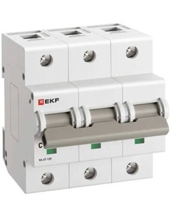 Автоматический выключатель mcb47125-3-20C ВА 47-125 3P 20А (C) 15кА PROxima Ekf