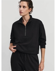 Свитшот на молнии с воротником Zarina