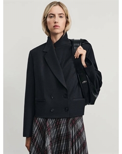 Укороченный жакет с вискозой в составе Zarina