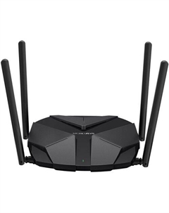 Wi-Fi роутер MERCUSYS MR85X, Wi-Fi 6, AX3000, 2.4/5ГГц, 3 LAN, черный Mercusys