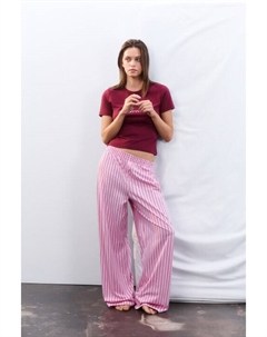 Брюки домашние из хлопкового трикотажа Befree