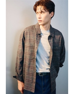 Рубашка-овершот в клетку Befree