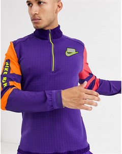 Фиолетовый свитшот с молнией Run Wild Pack Nike running