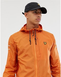 Оранжевая легкая спортивная куртка Lyle & scott fitness