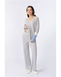 Брюки из смесовой шерсти домашние Marc & andré