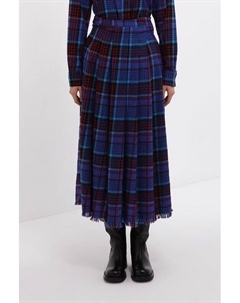 Юбка хлопковая в складку Piombo