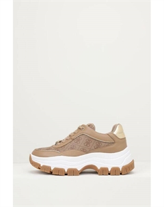 Кроссовки комбинированные на массивной подошве Guess