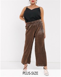 Широкие плиссированные брюки Vero moda curve