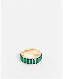 Зеленое кольцо Asos design