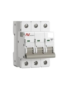 Выключатель автоматический EKF AV-10 AVERES трехполюсный (3P/3П) 3А D 10кА (mcb10-3-03D-av) Ekf