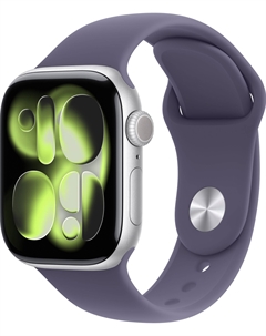 Умные часы Watch Series 11, 46 mm, Silver Aluminium Purple Fog Sport Band M/L Apple