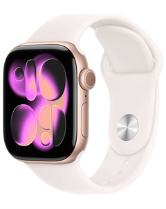 Умные часы Watch Series 11, 42 mm, Rose Gold Aluminum Light Blush Sport Band S/M Apple