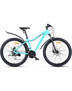 Женский велосипед Miss 750 MD 27.5, год 2026, цвет Зеленый-Голубой, ростовка 18 Stels