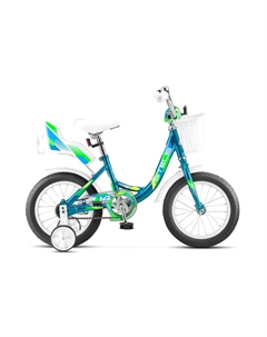 Детский велосипед Magic 16, год 2026, цвет Синий-Зеленый Stels